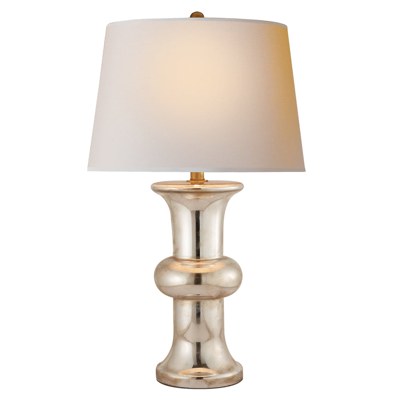 Visual Comfort Signature SL 3845MG-NP One Light Table Lamp, Mercury Glass