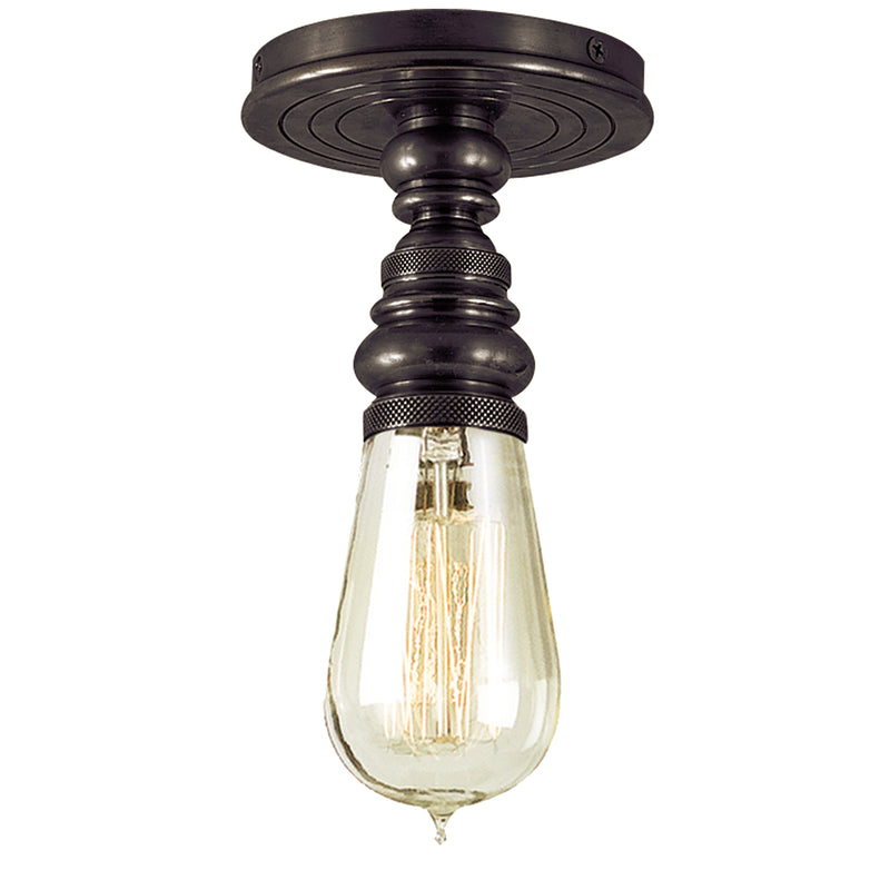 Visual Comfort Signature SL 5001BZ One Light Flush Mount, Bronze