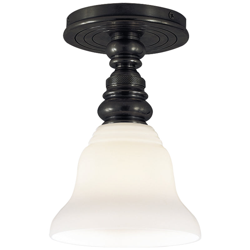 Visual Comfort Signature SL 5001BZ/SLEG-WG One Light Flush Mount, Bronze