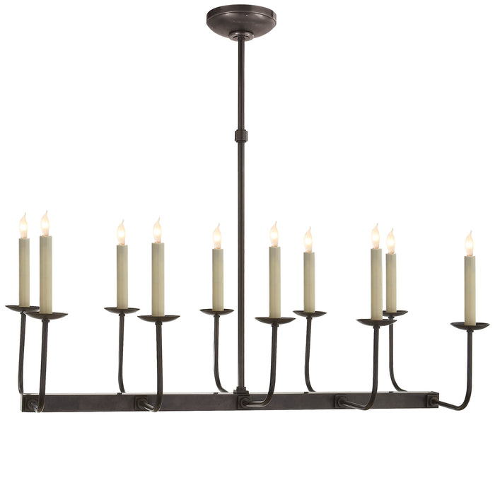 Visual Comfort Signature SL 5863BZ Ten Light Chandelier, Bronze