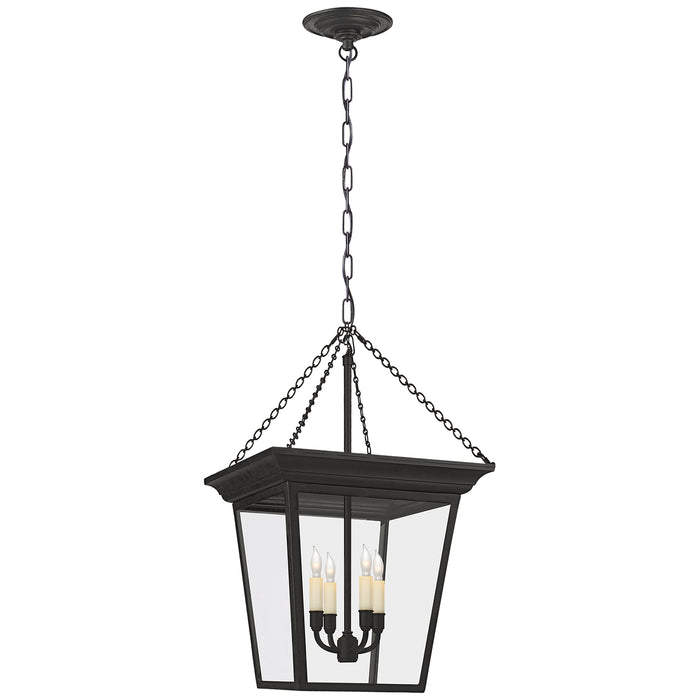 Visual Comfort Signature SL 5871BR Four Light Lantern, Blackened Rust