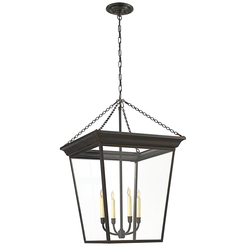 Visual Comfort Signature SL 5872BZ Four Light Lantern, Bronze