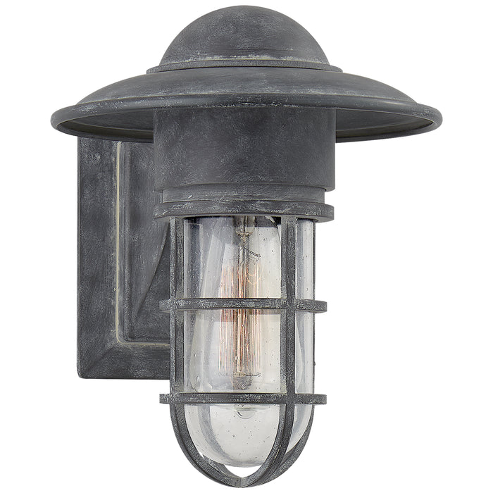Visual Comfort Signature SLO 2001WZ-SG One Light Wall Lantern, Weathered Zinc