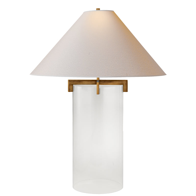 Visual Comfort Signature SP 3015GI/CG-NP One Light Table Lamp, Gilded Iron
