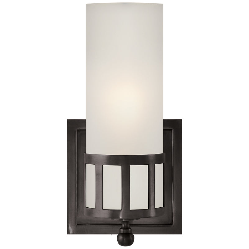 Visual Comfort Signature SS 2011BZ-FG One Light Wall Sconce, Bronze