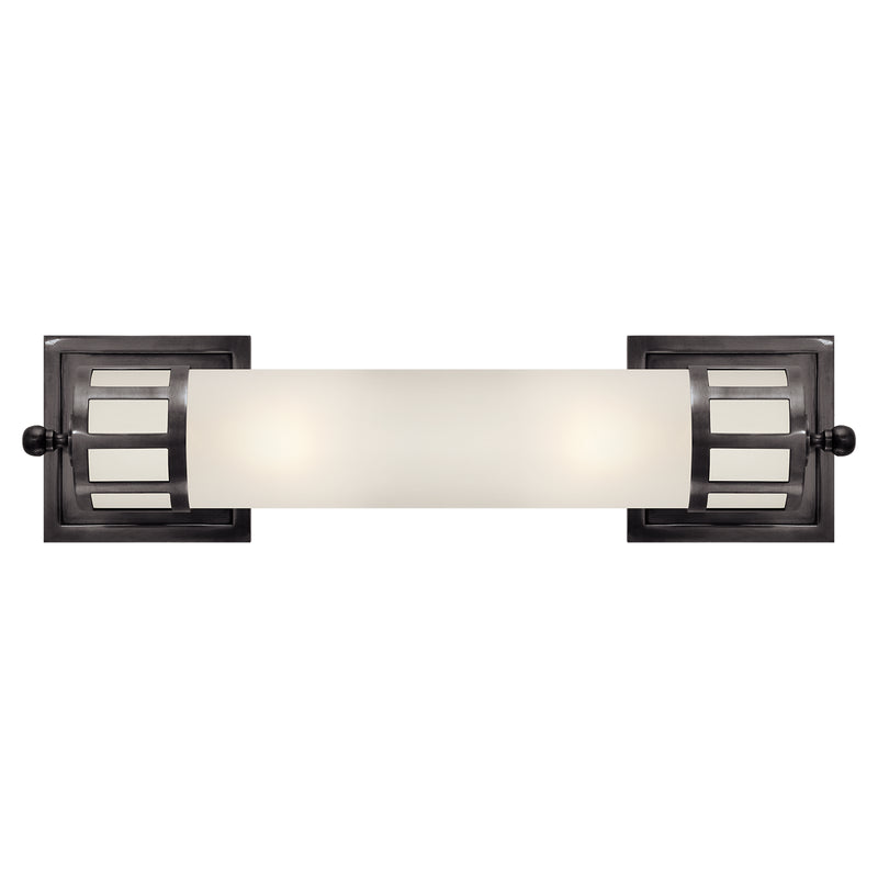Visual Comfort Signature SS 2013BZ-FG Two Light Wall Sconce, Bronze