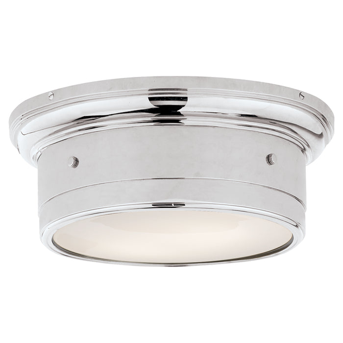 Visual Comfort Signature SS 4015CH-WG Two Light Flush Mount, Chrome