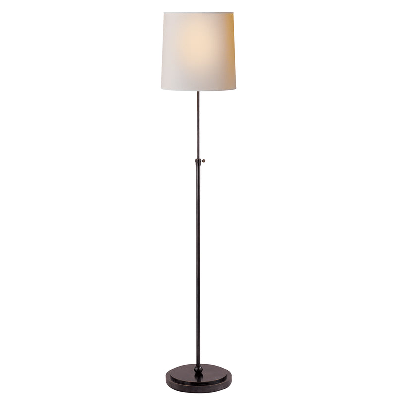 Visual Comfort Signature TOB 1002BZ-NP One Light Floor Lamp, Bronze