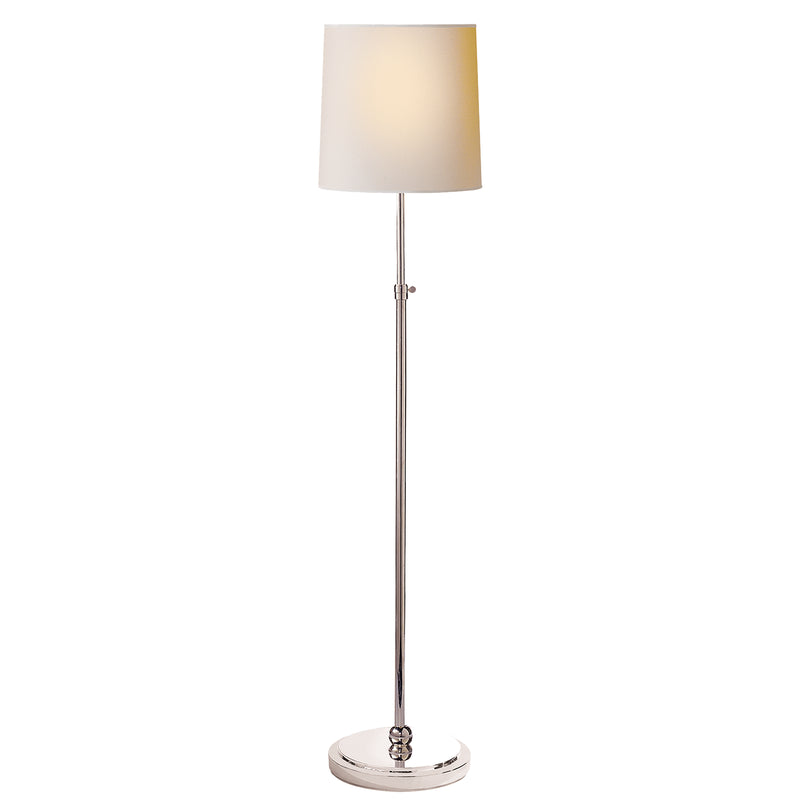 Visual Comfort Signature TOB 1002PN-NP One Light Floor Lamp, Polished Nickel