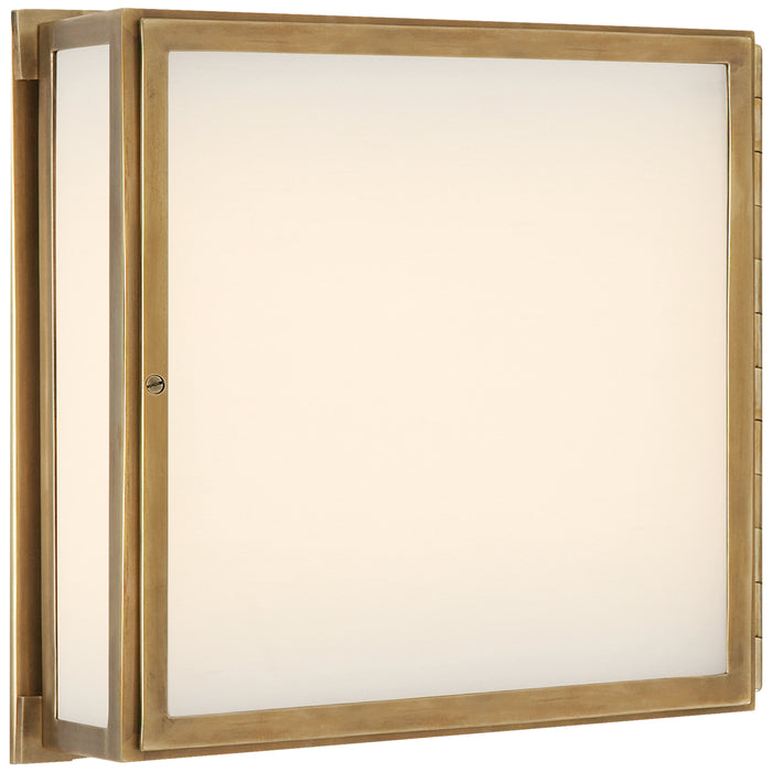 Visual Comfort Signature TOB 2004HAB Two Light Wall Sconce, Hand-Rubbed Antique Brass