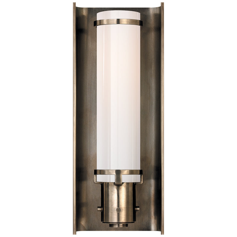 Visual Comfort Signature TOB 2016AN One Light Wall Sconce, Antique Nickel