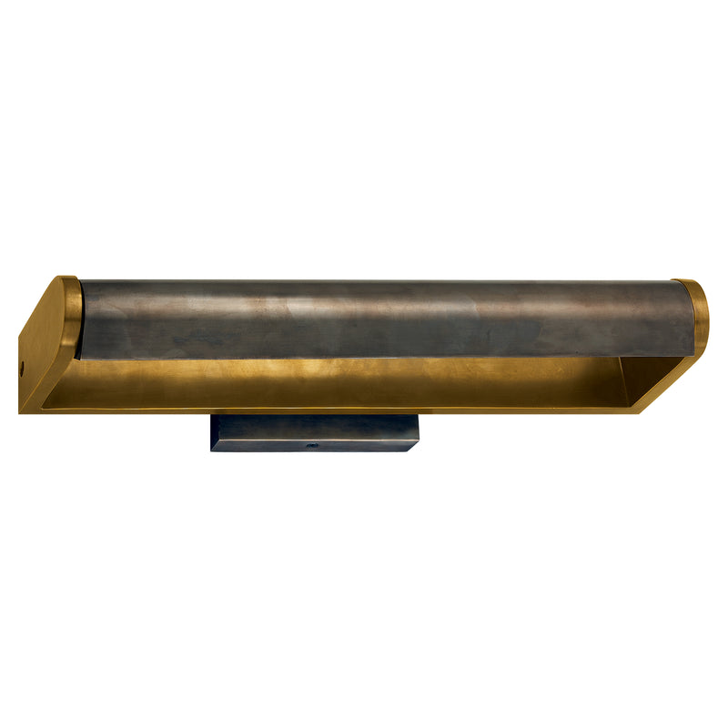 Visual Comfort Signature TOB 2019HAB/BZ Two Light Wall Sconce, Hand-Rubbed Antique Brass