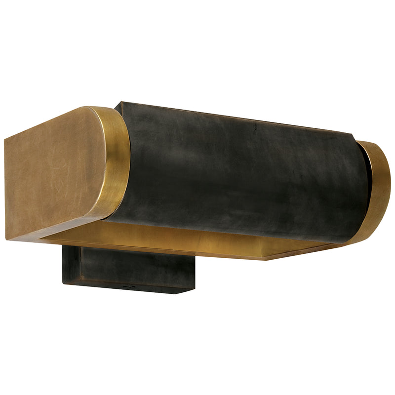 Visual Comfort Signature TOB 2020HAB/BZ One Light Wall Sconce, Hand-Rubbed Antique Brass