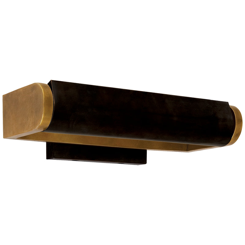 Visual Comfort Signature TOB 2021HAB/BZ One Light Wall Sconce, Hand-Rubbed Antique Brass