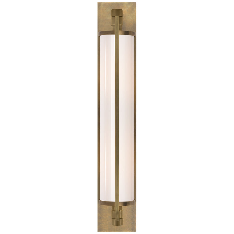 Visual Comfort Signature TOB 2031HAB-WG Two Light Wall Sconce, Hand-Rubbed Antique Brass