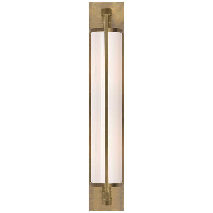 Visual Comfort Signature TOB 2031HAB-WG Two Light Wall Sconce, Hand-Rubbed Antique Brass