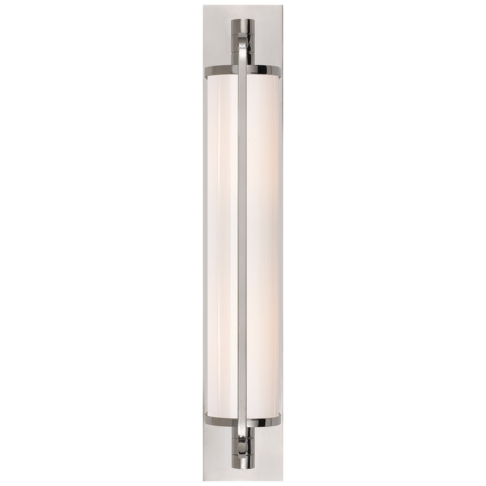 Visual Comfort Signature TOB 2031PN-WG Two Light Wall Sconce, Polished Nickel