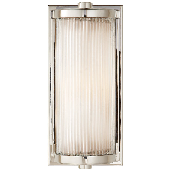 Visual Comfort Signature TOB 2140PN-FG One Light Wall Sconce, Polished Nickel