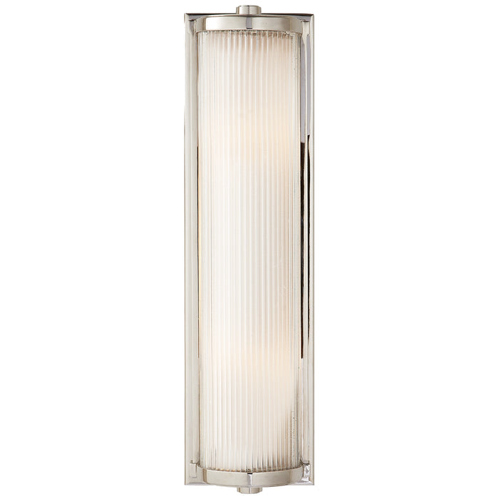 Visual Comfort Signature TOB 2141PN-FG Two Light Wall Sconce, Polished Nickel