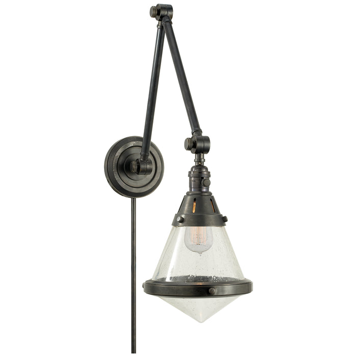 Visual Comfort Signature TOB 2156BZ-SG One Light Wall Sconce, Bronze