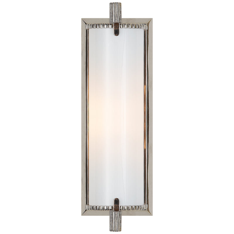 Visual Comfort Signature TOB 2184PN-WG One Light Bath Sconce, Polished Nickel