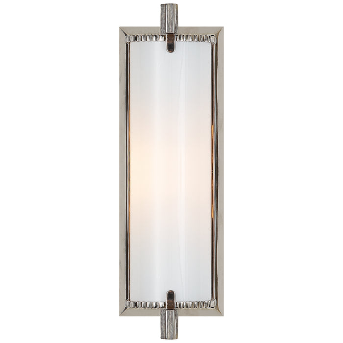 Visual Comfort Signature TOB 2184PN-WG One Light Bath Sconce, Polished Nickel