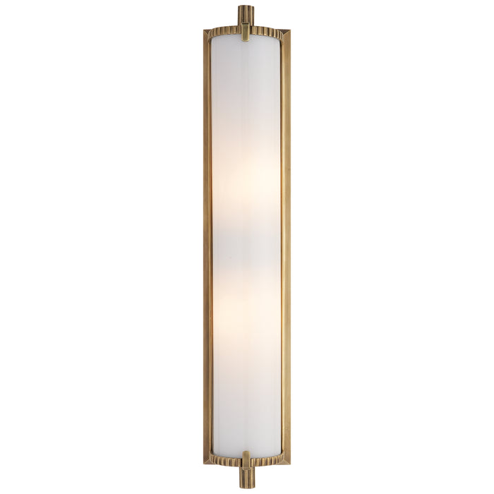 Visual Comfort Signature TOB 2185HAB-WG Two Light Bath Sconce, Hand-Rubbed Antique Brass