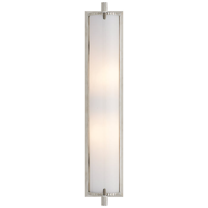 Visual Comfort Signature TOB 2185PN-WG Two Light Bath Sconce, Polished Nickel