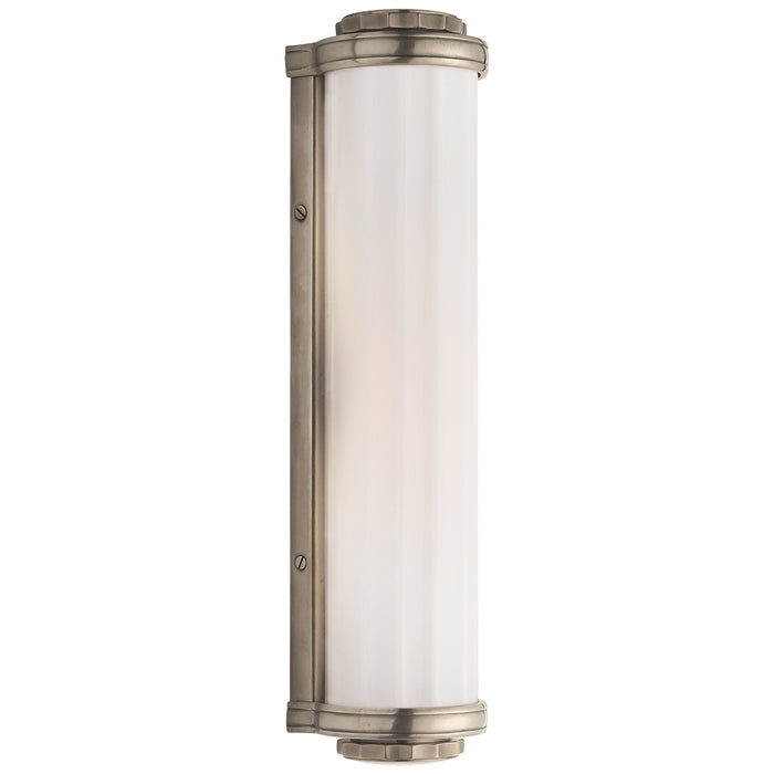Visual Comfort Signature TOB 2198AN-WG Two Light Bath Sconce, Antique Nickel