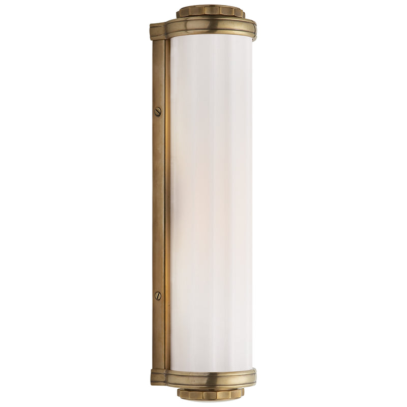 Visual Comfort Signature TOB 2198HAB-WG Two Light Bath Sconce, Hand-Rubbed Antique Brass
