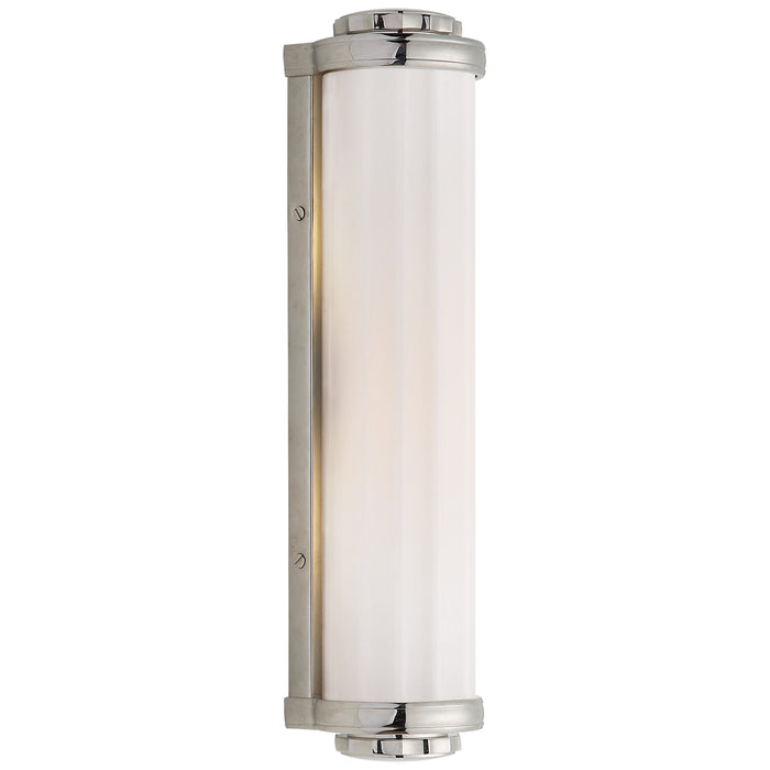 Visual Comfort Signature TOB 2198PN-WG Two Light Bath Sconce, Polished Nickel