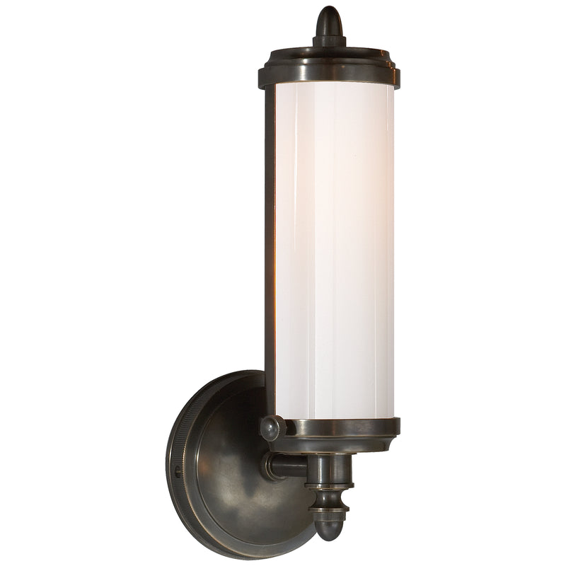 Visual Comfort Signature TOB 2206BZ-WG One Light Bath Sconce, Bronze