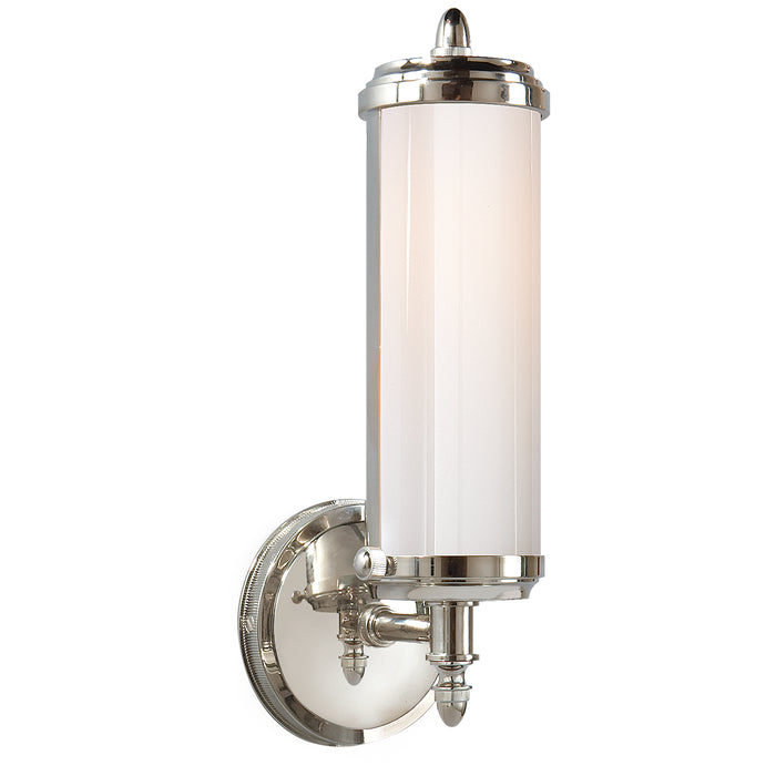 Visual Comfort Signature TOB 2206CH-WG One Light Bath Sconce, Chrome
