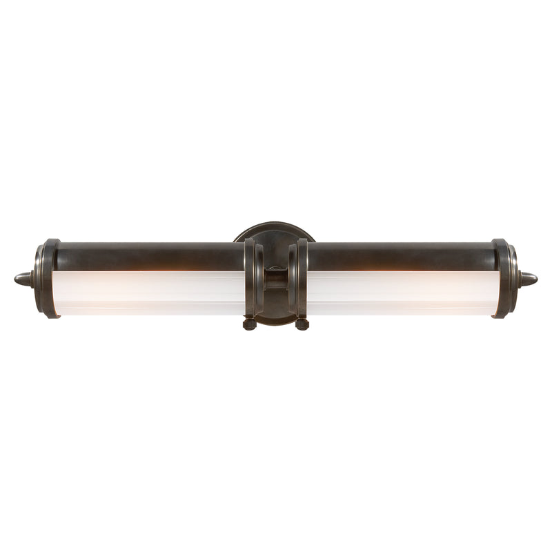 Visual Comfort Signature TOB 2207BZ-WG Two Light Bath Sconce, Bronze