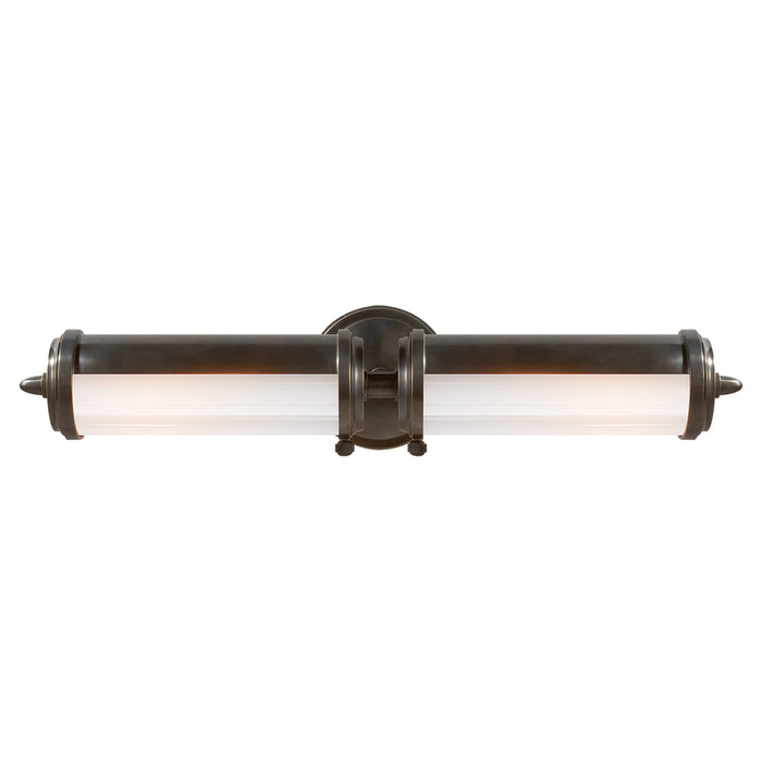 Visual Comfort Signature TOB 2207BZ-WG Two Light Bath Sconce, Bronze