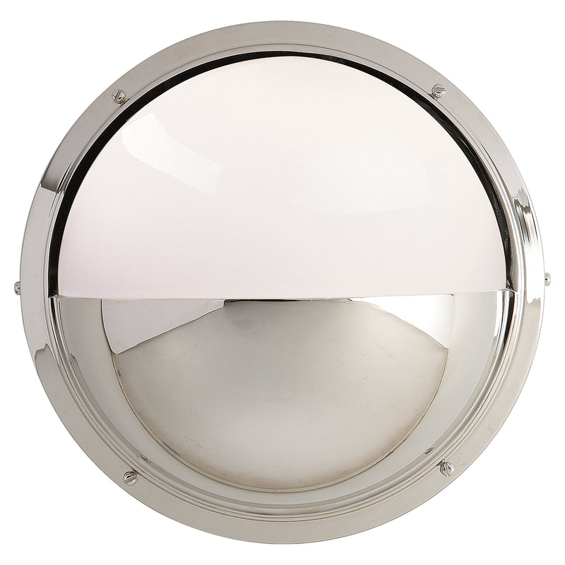 Visual Comfort Signature TOB 2208PN-WG One Light Wall Sconce, Polished Nickel