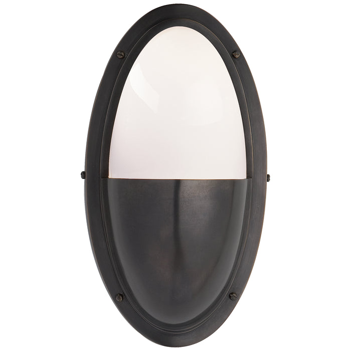 Visual Comfort Signature TOB 2209BZ-WG One Light Wall Sconce, Bronze