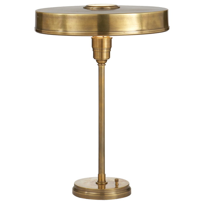 Visual Comfort Signature TOB 3190HAB One Light Table Lamp, Hand-Rubbed Antique Brass