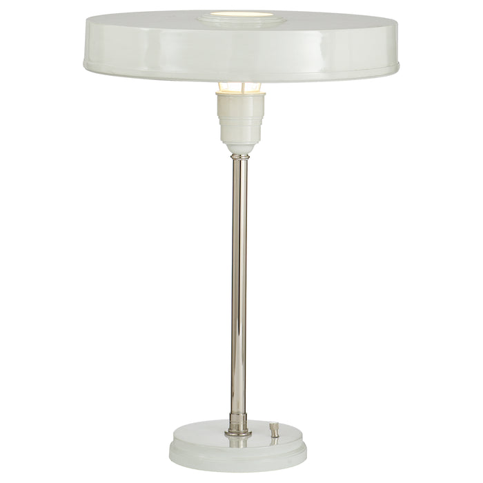 Visual Comfort Signature TOB 3190PN/WHT One Light Table Lamp, Antique White