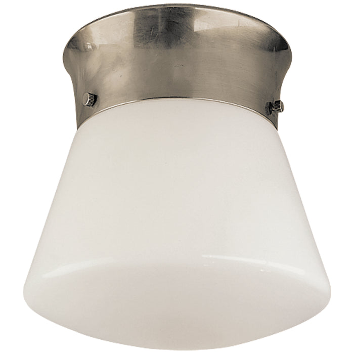 Visual Comfort Signature TOB 4000AN One Light Ceiling Mount, Antique Nickel