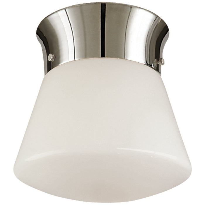 Visual Comfort Signature TOB 4000PN One Light Ceiling Mount, Polished Nickel