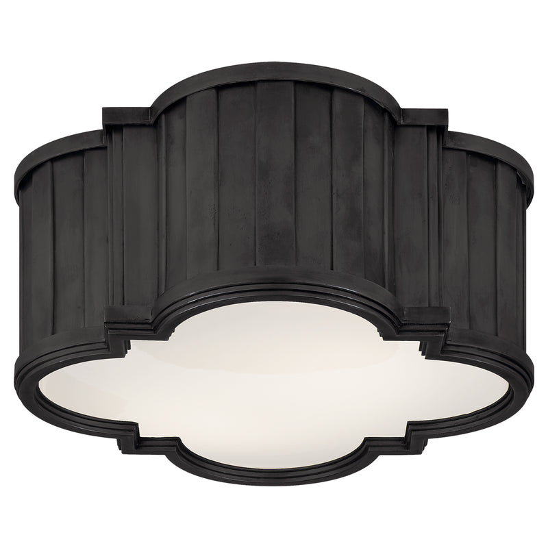 Visual Comfort Signature TOB 4130BZ-WG Two Light Flush Mount, Bronze