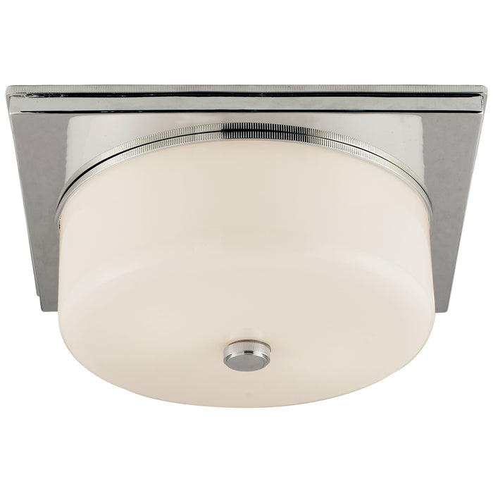 Visual Comfort Signature TOB 4216PN-WG Two Light Flush Mount, Polished Nickel