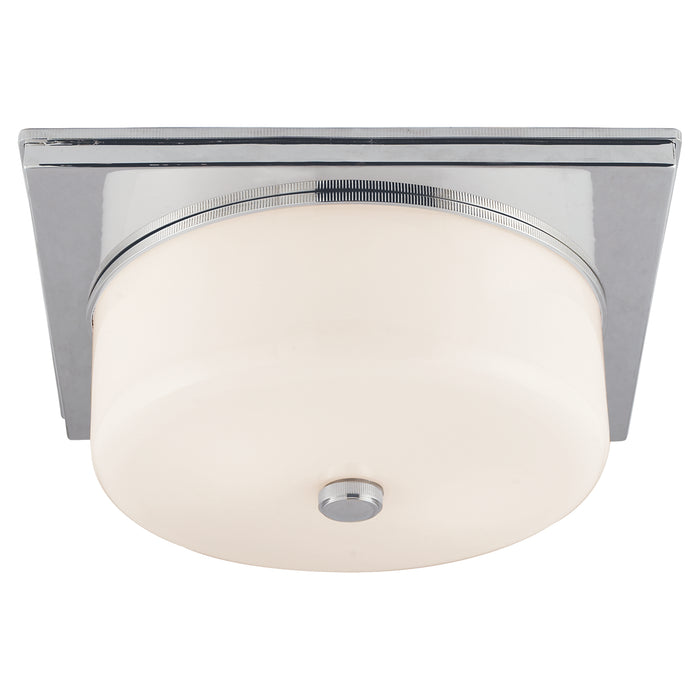 Visual Comfort Signature TOB 4216PN-WG Two Light Flush Mount, Polished Nickel