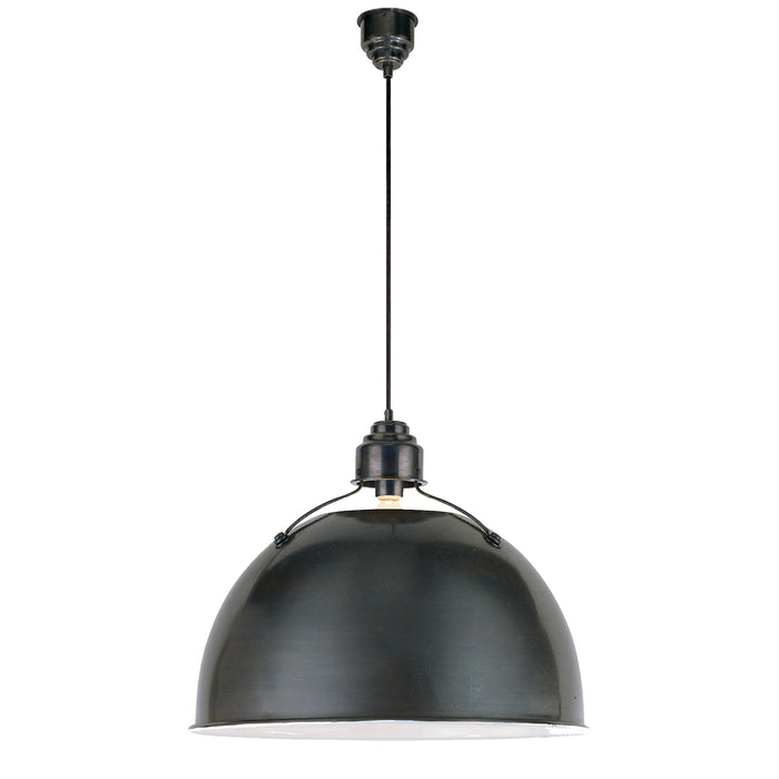 Visual Comfort Signature TOB 5000BZ One Light Pendant, Bronze