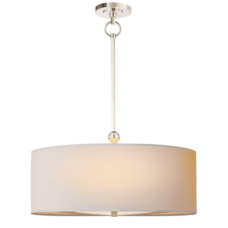 Visual Comfort Signature TOB 5011PN-NP One Light Pendant, Polished Nickel