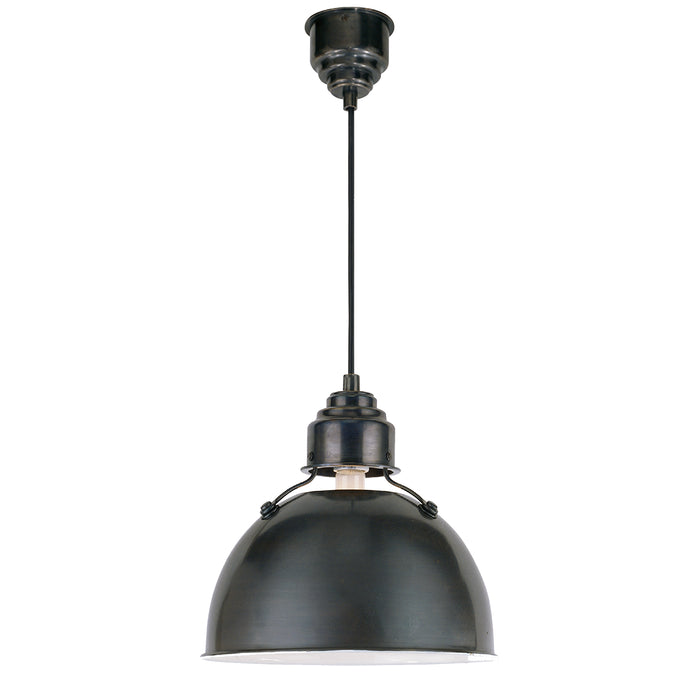 Visual Comfort Signature TOB 5012BZ One Light Pendant, Bronze