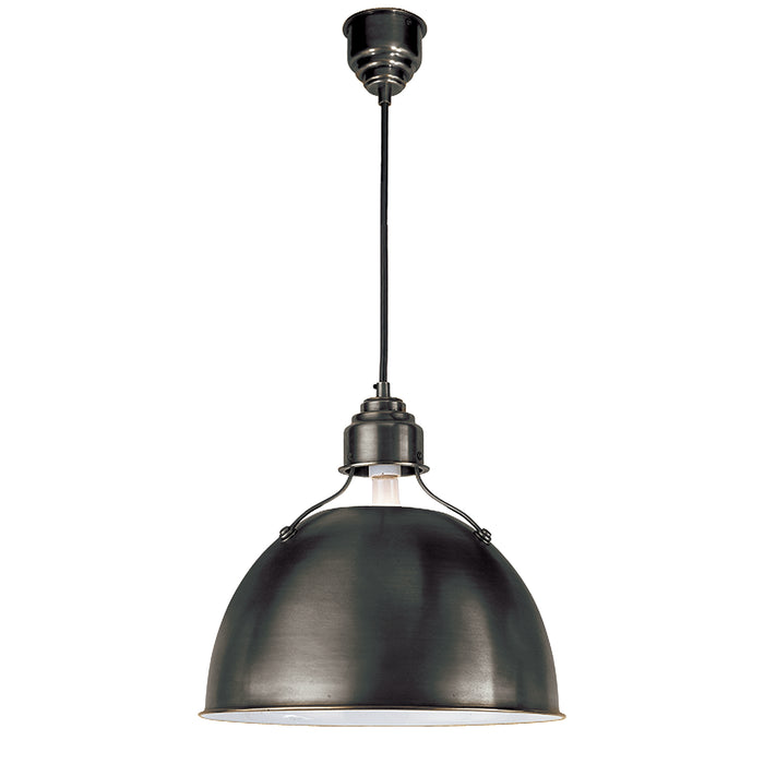 Visual Comfort Signature TOB 5013BZ One Light Pendant, Bronze