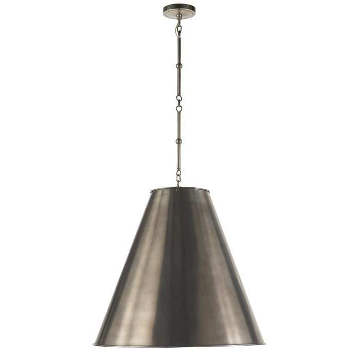 Visual Comfort Signature TOB 5014AN-AN Two Light Pendant, Antique Nickel