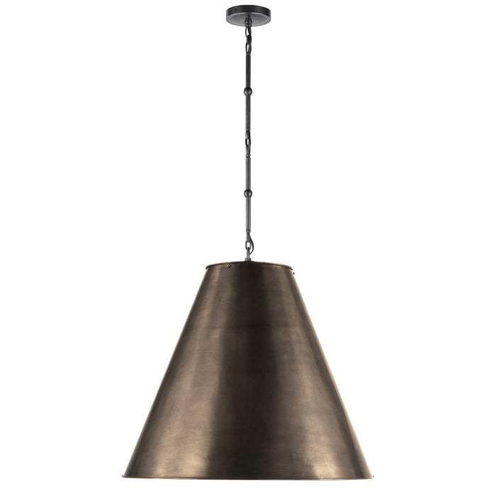 Visual Comfort Signature TOB 5014BZ-BZ Two Light Pendant, Bronze